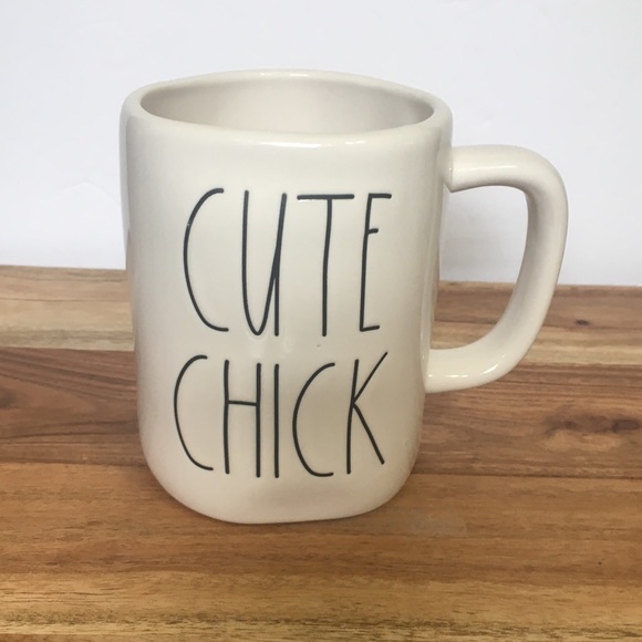 Rae Dunn CUTE CHICK Mug Double Sided Large Coffee Tea Cup Holiday Gift Farmhouse - Picture 1 of 7